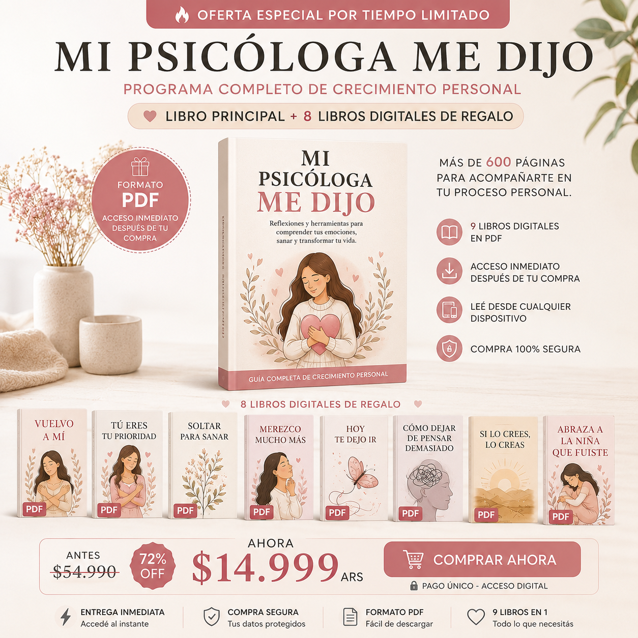 My psychologist told me + 8 digital books